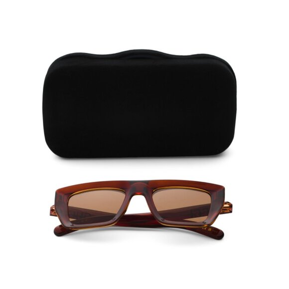 GUCCI Brown 51mm Rectangle Core Sunglasses - Picture 1 of 2